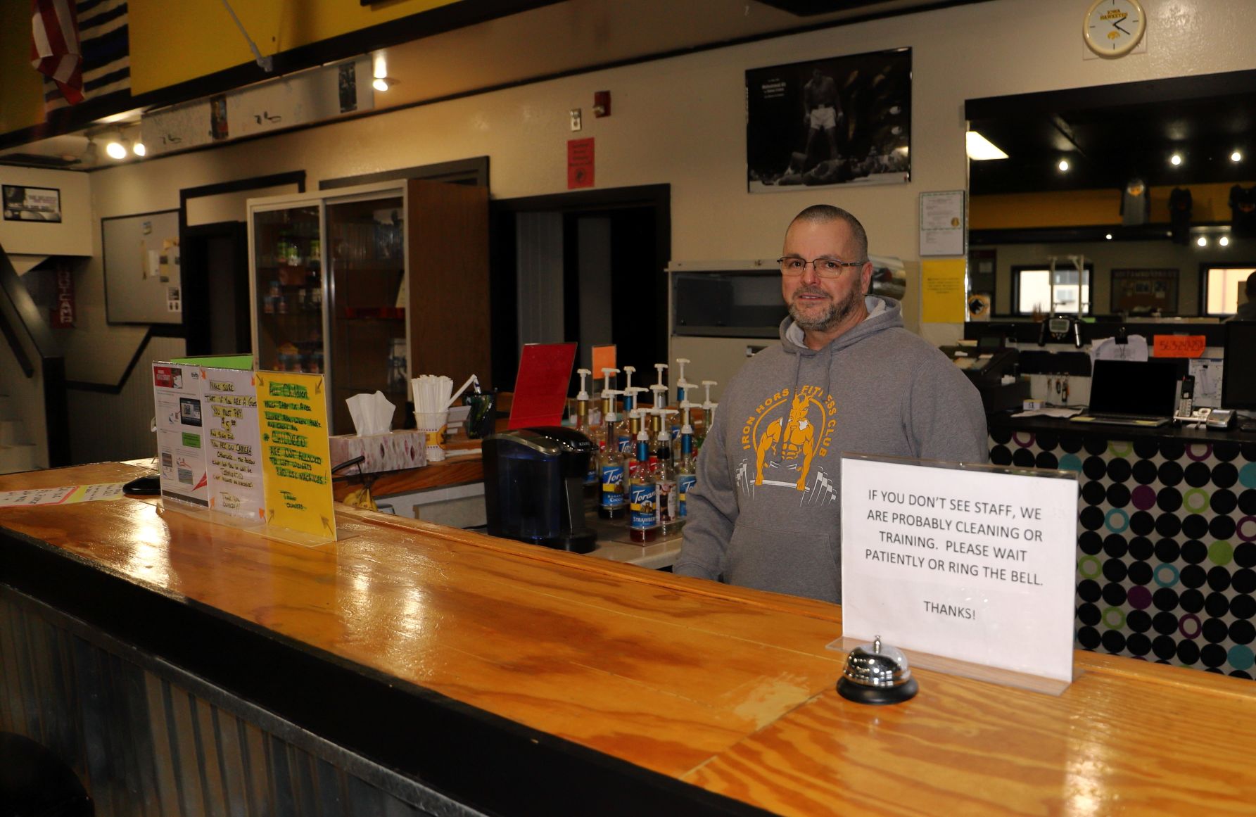 Mark Dann, owner of Iron Horse Fitness Club in Clinton